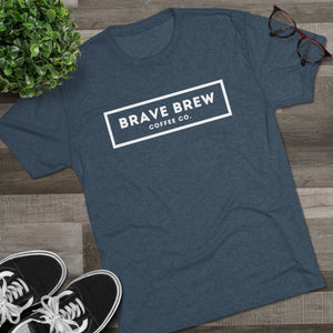 Brave Brew Unisex Tri - Blend Crew Tee - BraveBrew Coffee Co.