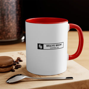 But First Coffee - Colored Accent Mug - BraveBrew Coffee Co.
