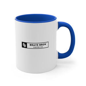 But First Coffee - Colored Accent Mug - BraveBrew Coffee Co.