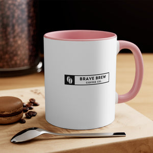 But First Coffee - Colored Accent Mug - BraveBrew Coffee Co.