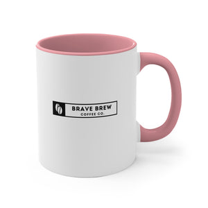 But First Coffee - Colored Accent Mug - BraveBrew Coffee Co.