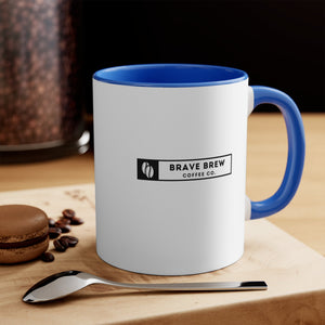 But First Coffee - Colored Accent Mug - BraveBrew Coffee Co.