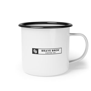 But First.. Coffee! Enamel Camp Cup - BraveBrew Coffee Co.