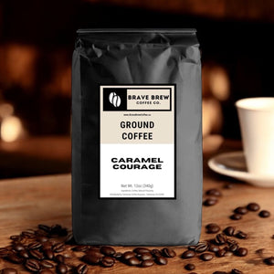 Caramel Courage Flavored Medium Roast - BraveBrew Coffee Co.